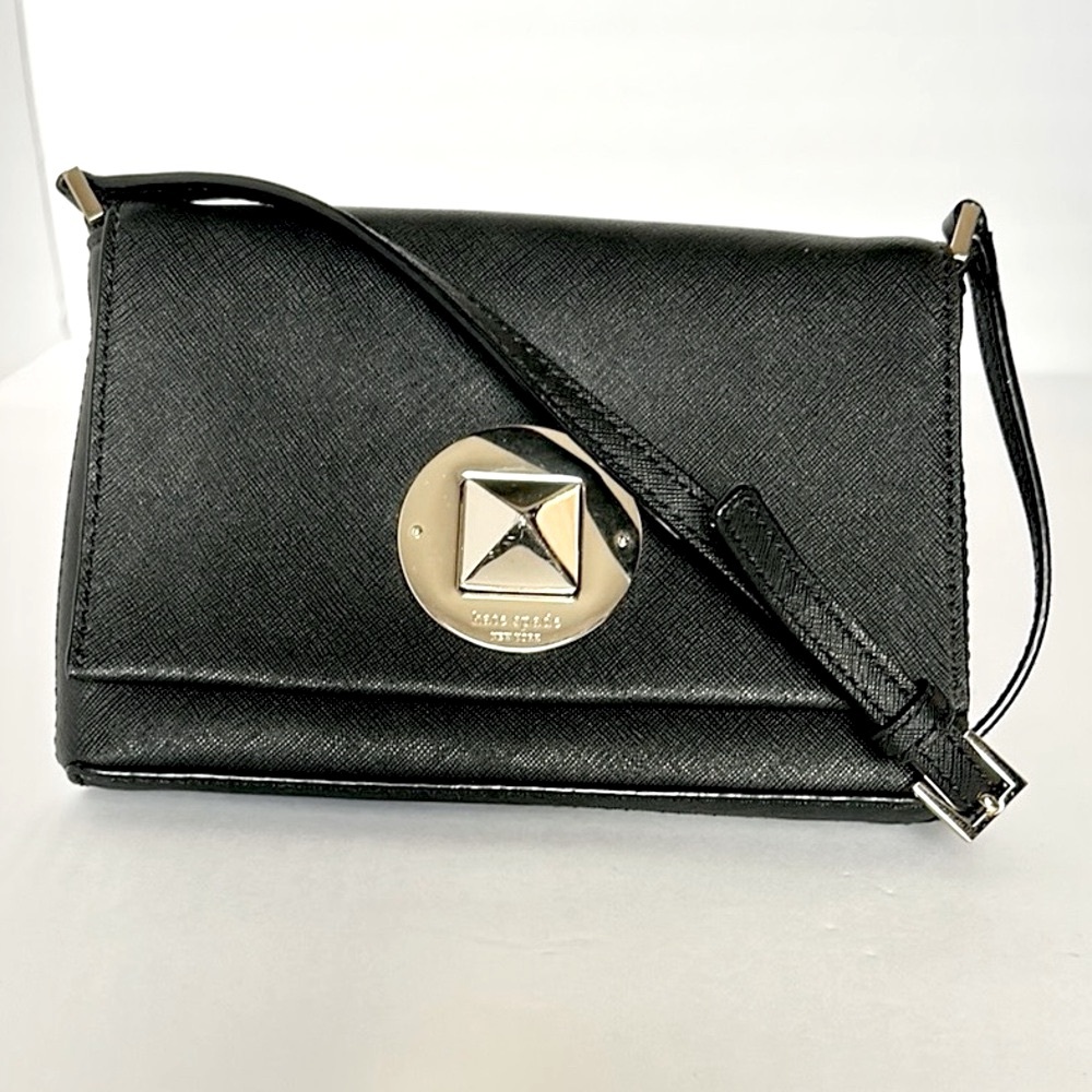 Kate Spade Black Leather Crossbody Bag